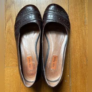 Miz Mooz Chocolate Brown Leather Shoes